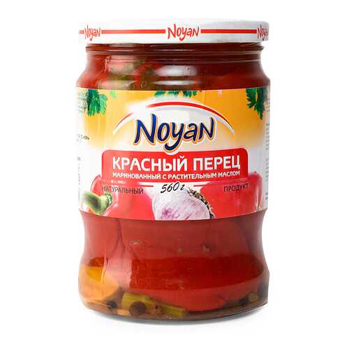 Перец Noyan красный маринованный 560г Армения в Окей