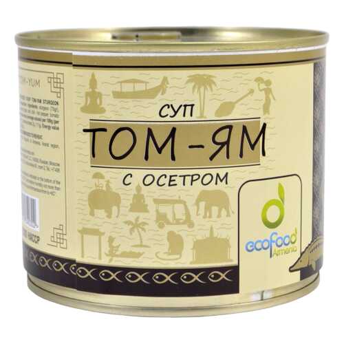 Суп Том Ям Ecofood с осетром 530 г в Окей