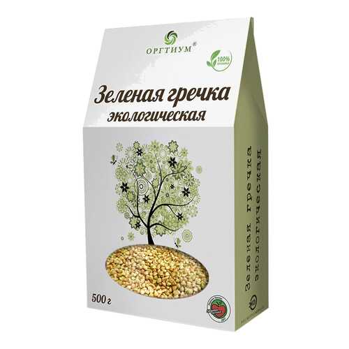 Гречка Оргтиум зеленая экологическая 500 г в Окей