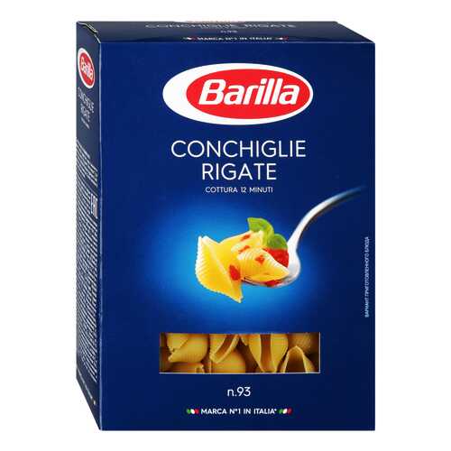 Макароны Макароны Barilla конкилье ригате 450 г в Окей