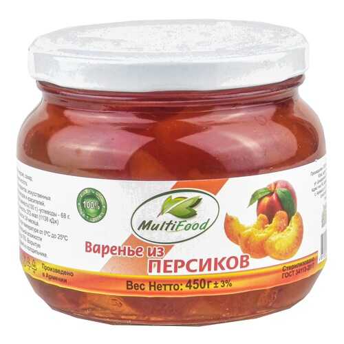 Варения Multi Food из персиков 440 г в Окей