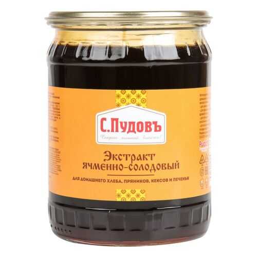 Экстракт ячменно-солодовый С. Пудовъ 0.7 кг в Окей