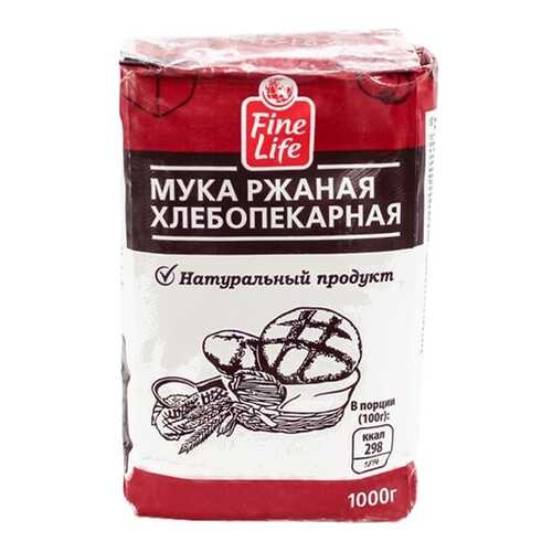 Мука ржаная Fine Life хлебопекарная 1 кг в Окей