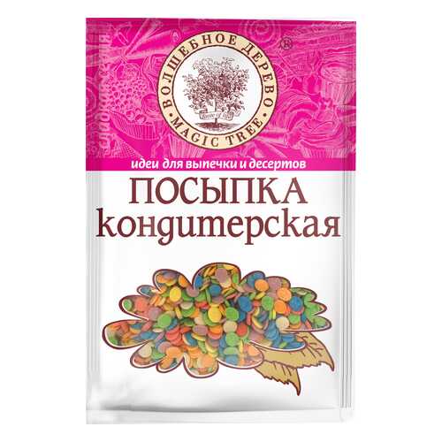 Посыпка кондитерская Волшебное дерево конфетти разноцветные 40 г в Окей