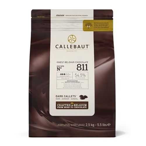 Шоколад темный Callebaut 54.5% какао (811-RT-U71) 2.5 кг в Окей