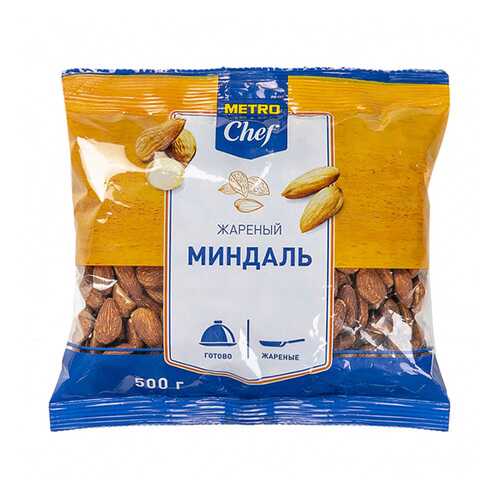 Миндаль Chef жареный ядра 500 г в Окей