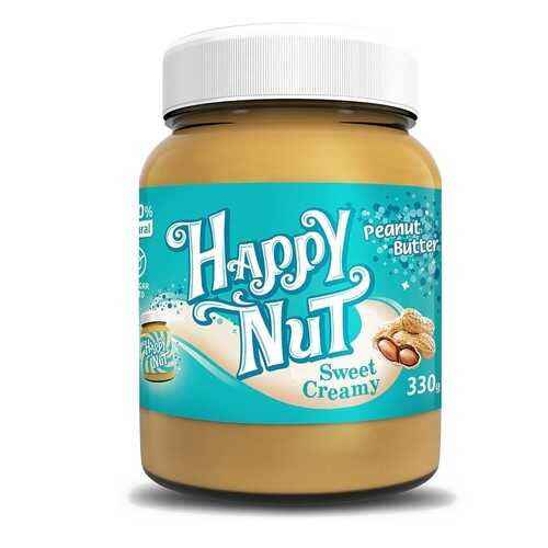 Арахисовая паста Happy Nut Sweet Creamy сладкая в Окей