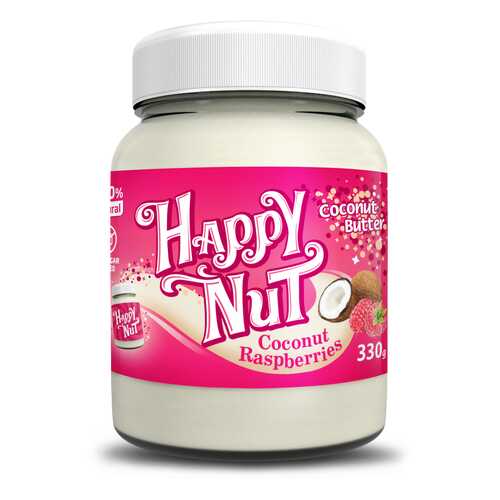 Кокосовая паста с малиной Happy Nut Coconut Raspberries 330г в Окей