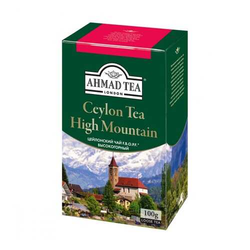 Чай Ahmad Ceylon Tea High Mountain, черный листовой, 100 гр в Окей