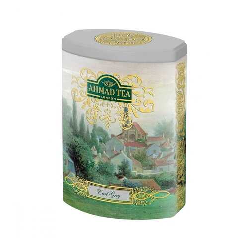 Чай Ahmad Earl Grey, черный листовой c бергамотом в жестяной банке, 100 гр в Окей