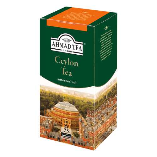 Чай черный Ahmad Tea ceylon tea 25 пакетиков в Окей