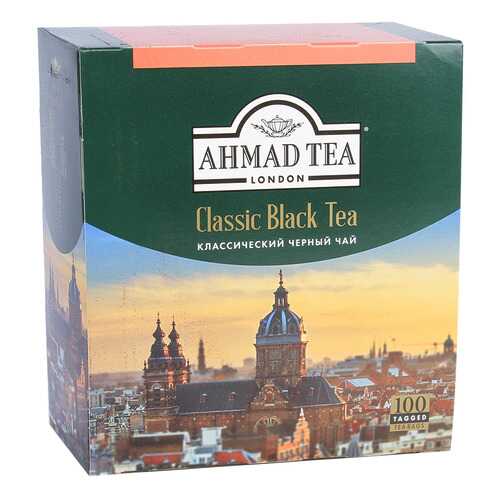 Чай черный Ahmad Tea классический листовой мелкий 100 пакетиков в Окей