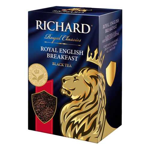 Чай черный Richard royal english breakfast листовой 90 г в Окей