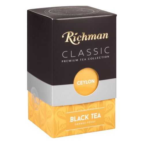 Чай черный Richman orange pekoe 100 г в Окей