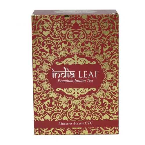 Чай India leaf Масала Ассам стс, черный гранулированный с добавками, 100 гр в Окей