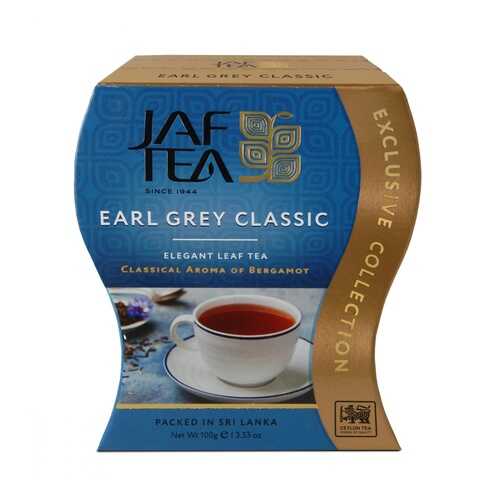 Чай Jaf Tea Earl Grey Classic черный листовой с бергамотом 100 г в Окей