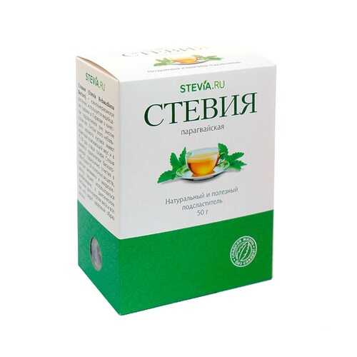 Чай Stevia.ru Стевия, листовая измельченная, 50 гр в Окей