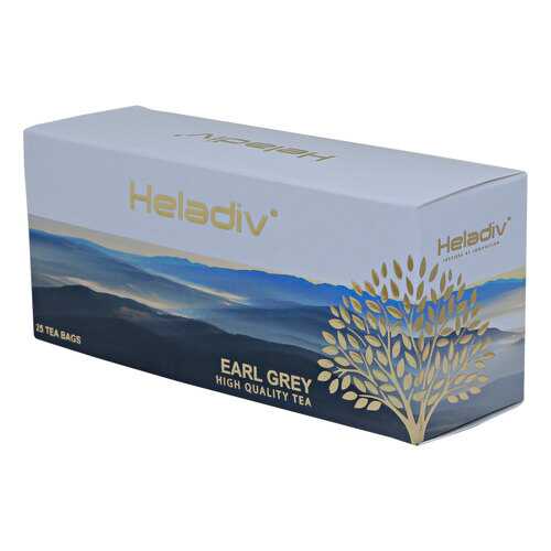 Чай в пакетиках Heladiv earl grey 25 пакетов в Окей