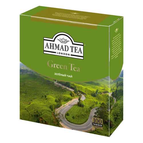 Чай зеленый Ahmad Tea 100 пакетиков в Окей
