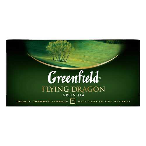 Чай зеленый Greenfield Flying Dragon 25 пакетиков в Окей