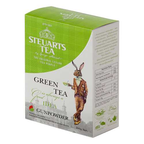 Чай зеленый листовой Steuarts green tea gunpowder 200 г в Окей