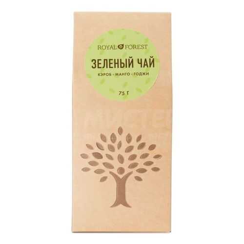 Чай зеленый Royal Forest Кэроб манго годжи 75г в Окей