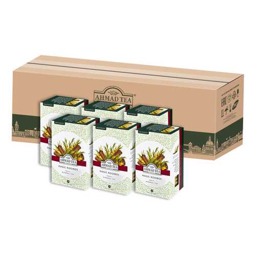 Травяной чай Ahmad Tea с корицей Мэджик ройбуш в пакетиках 20х1,5г - 6 штук в Окей