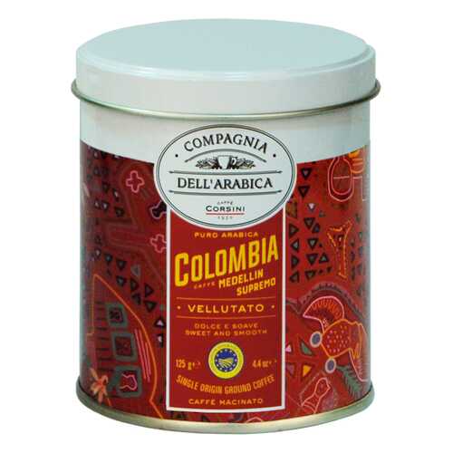 Кофе Compagnia Dell'Arabica Colombia Medellin Supremo молотый 125 г в Окей