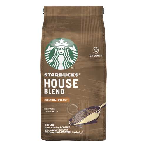 Кофе молотый Starbucks House Blend средней обжарки 200 г в Окей