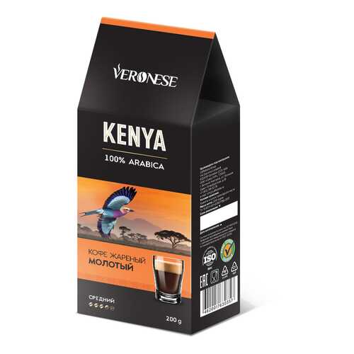 Кофе молотый Veronese Kenya 200 г в Окей