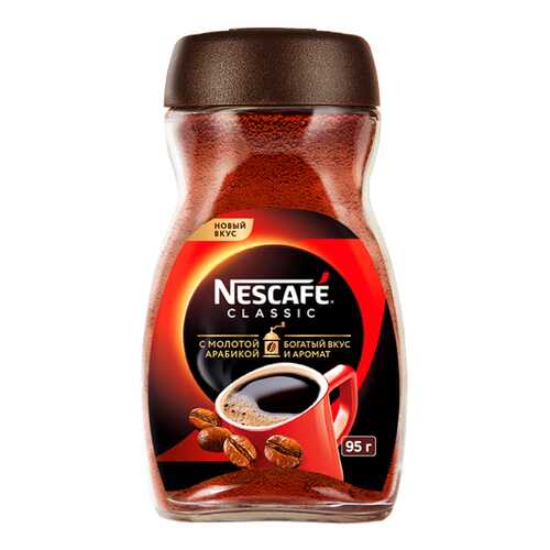 Кофе Nescafe классик натурал/раств с доб.мол.жар. 95 г в Окей