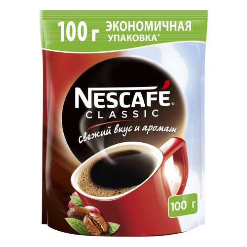 Кофе растворимый Nescafe classic кофе растворимый пакет 100 г в Окей