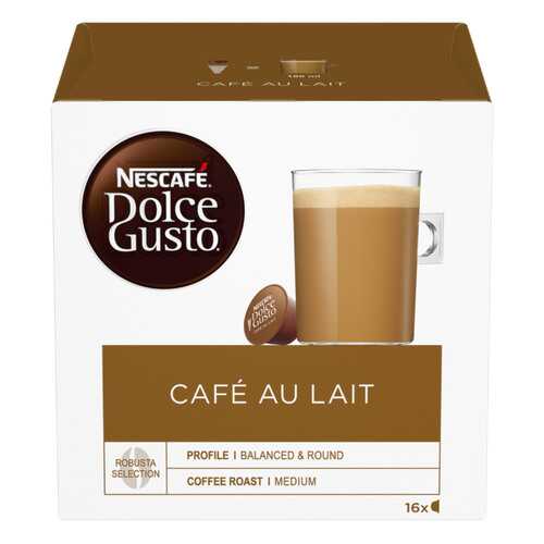Кофе в капсулах Nescafe dolce gusto cafe au lait 16 капсул в Окей