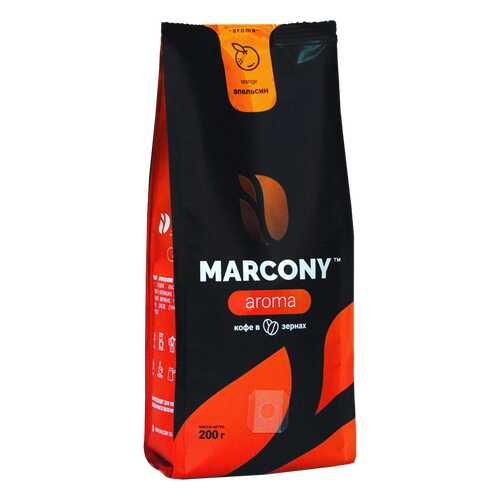 Кофе в зернах Marcony Aroma Апельсин 200г в Окей