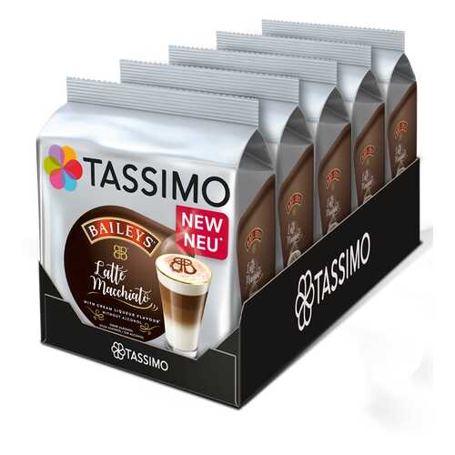 Набор кофе в капсулах Tassimo Baileys Latte Macchiato 5 упаковок в Окей