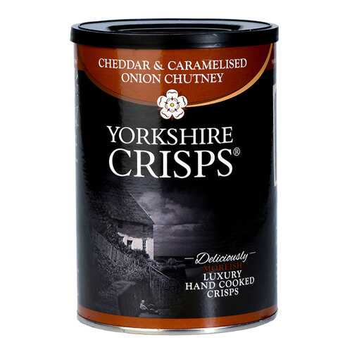 Чипсы картофельные Yorkshire Crisps с сыром чеддер и карамелизированным луком 100 г в Окей