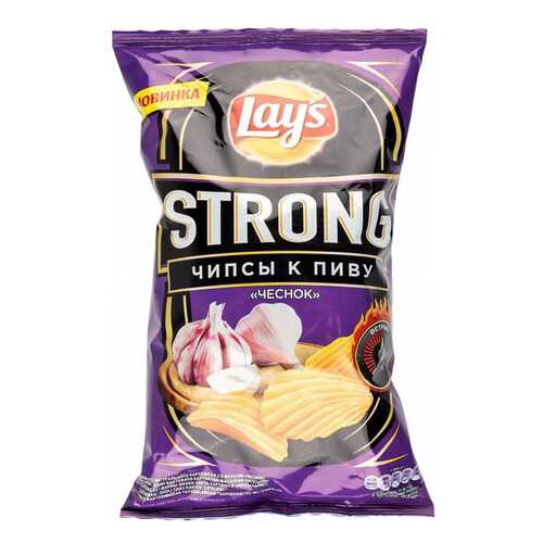 Чипсы Lay's strong картофельные чеснок 145 г в Окей