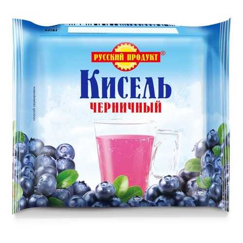 Кисель быстрого приготовления черничный Русский Продукт брикет 220 г в Окей