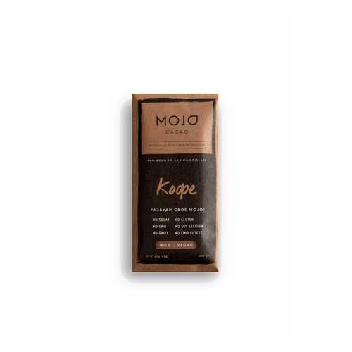 Горький шоколад 72% Mojo Cacao с шоколадно-ореховой пасто со вкусом кофе в Окей