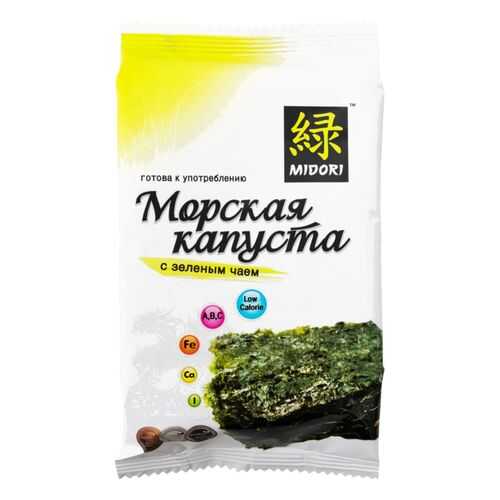 Морская капуста Midori с зеленым чаем 5 г в Окей