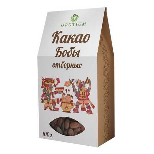 Какао-бобы Оргтиум сорт форастеро отборные 100 г в Окей