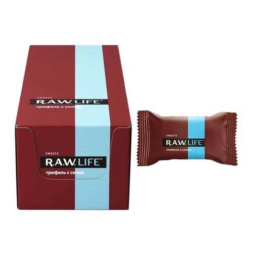 R.A.W. Life Sweets Конфеты (коробка 20шт) (Трюфель с солью) в Окей