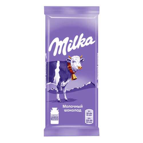 Шоколад MILKA молочный 90г*5 шт в Окей