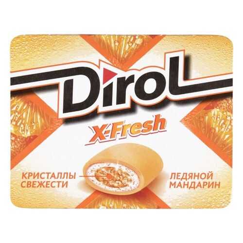 Жевательная резинка Dirol x-fresh ледяной мандарин 16 г в Окей