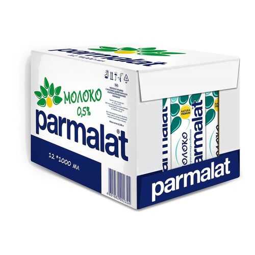 Молоко Parmalat ультрапастеризованное 0,5% 1л 12 шт в Окей