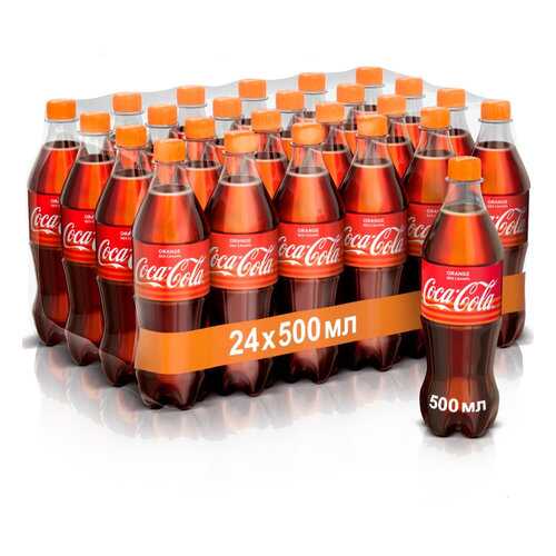 Кока-кола без сахара COCA-COLA Zero Orange 500 мл (коробка 24 штук) в Окей