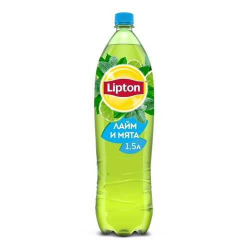 Чай зеленый Lipton лайм и мята 1.5 л в Окей